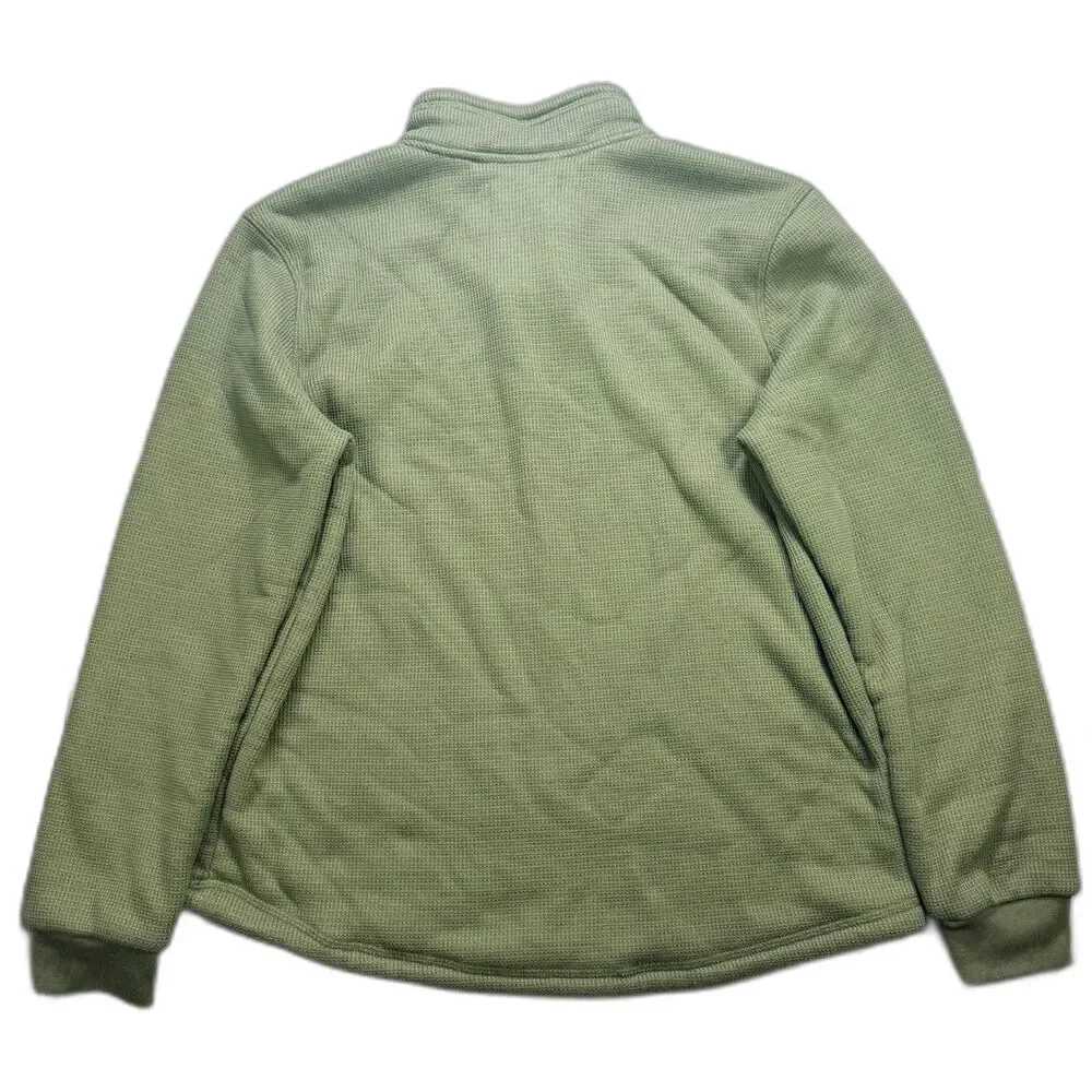 B.C. Clothing Heritage Green Sherpa Quarter Zip M